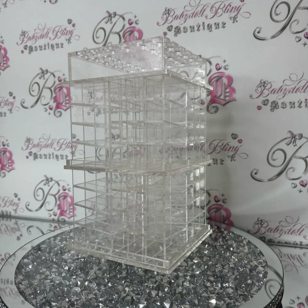 Impressions vanity Makeup Organizer holder lipstick lipgloss Clear Acrylic